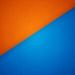 Orange and blue background image 4
