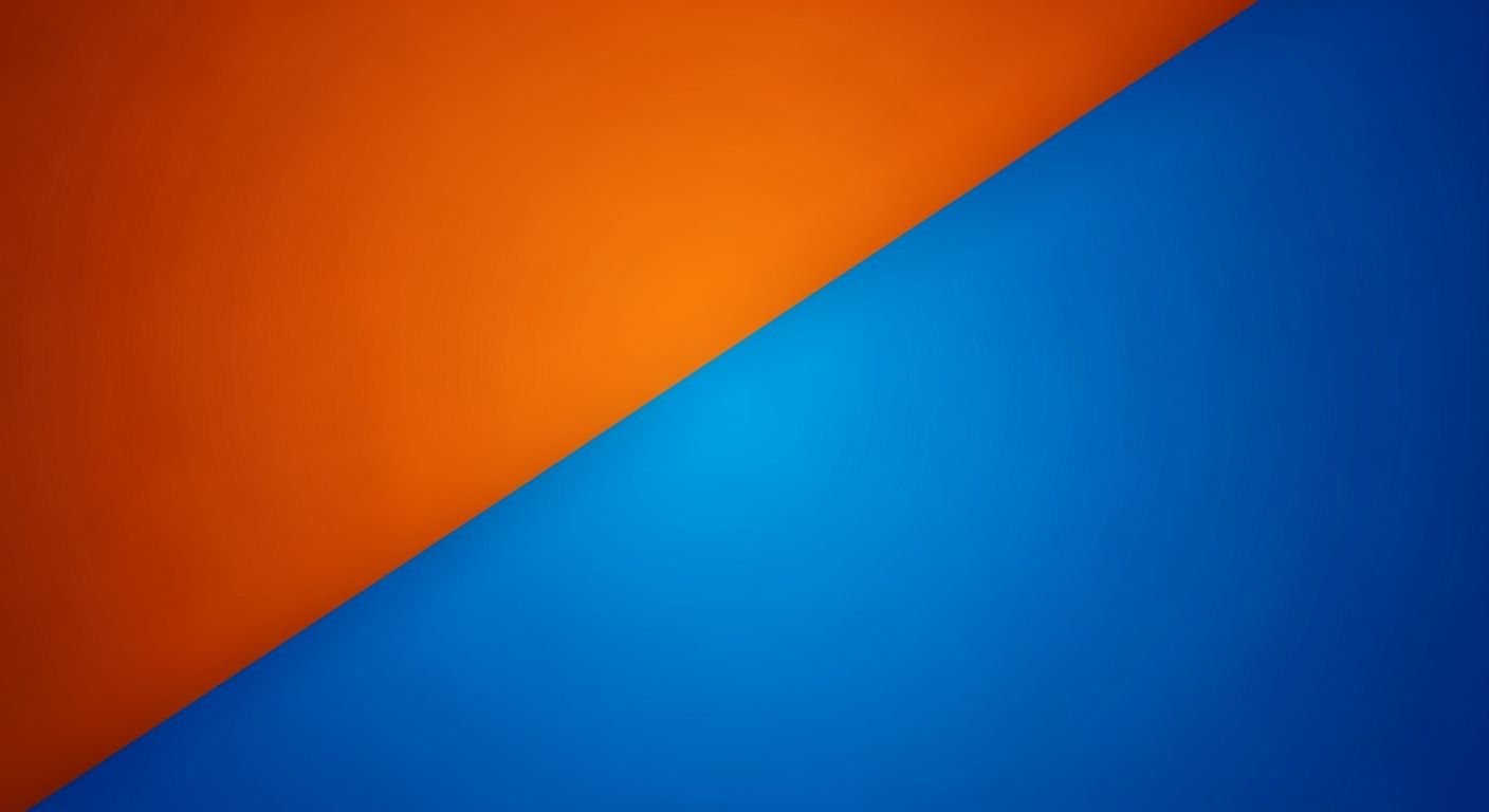Orange and blue background image 4