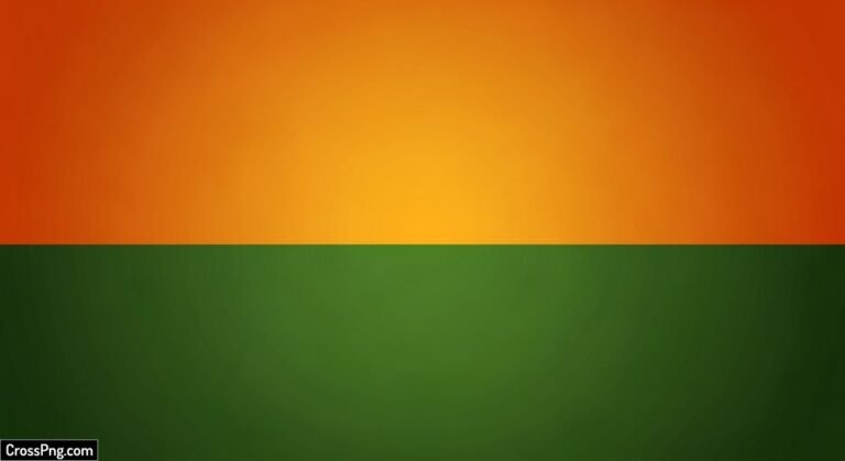 Orange and green background image