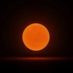 Orange black background image
