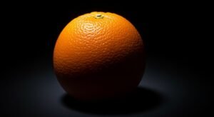 Orange black background image 2