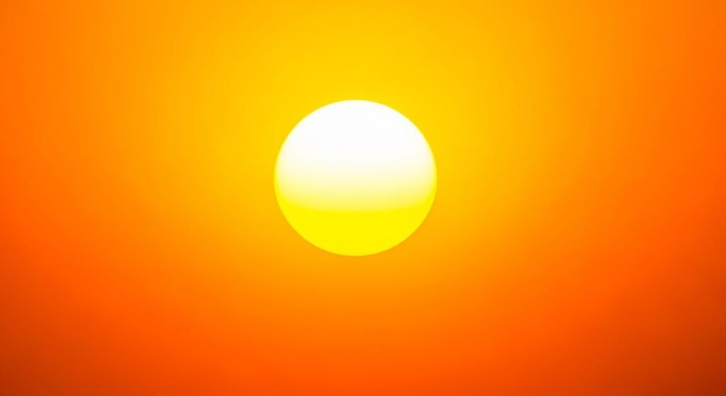 Orange gradient sun background high image