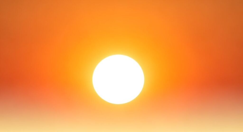Orange gradient sun background high image 2