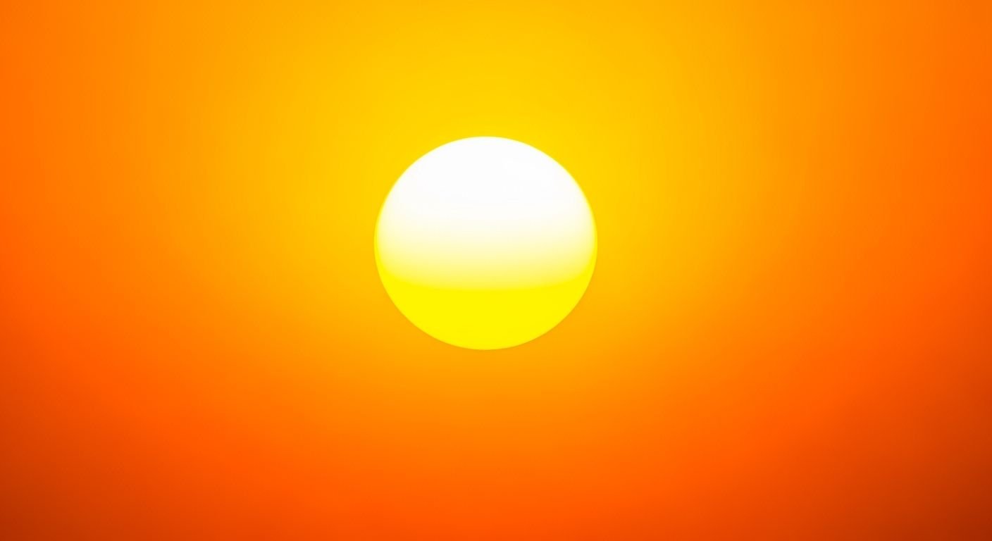 Orange gradient sun background high image