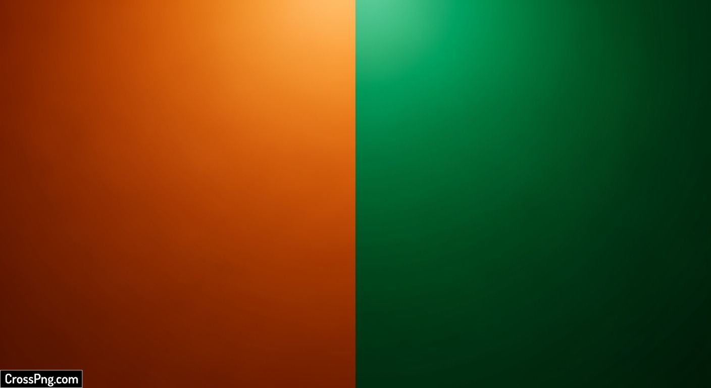 Orange green background image