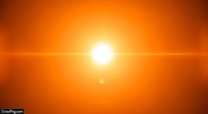 Orange light background image
