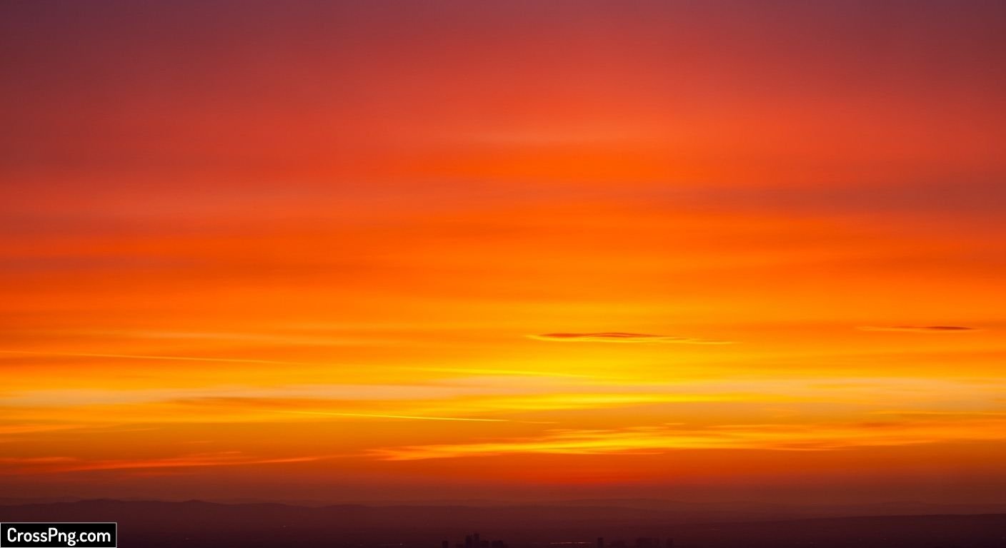 Orange sky background image