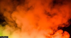 Orange smoke background image