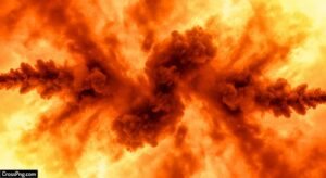 Orange smoke background image 2