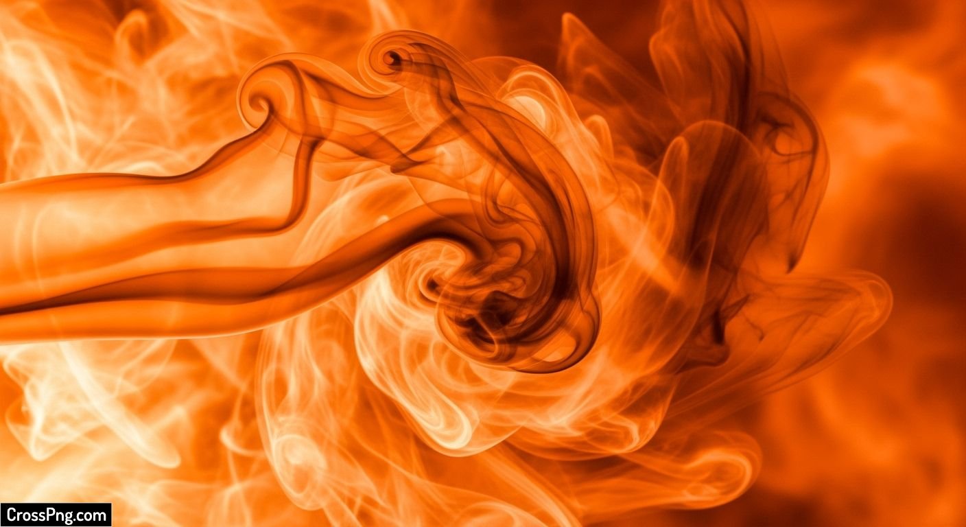 Orange smoke background image 3