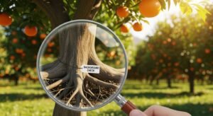Orange tree background check image 2
