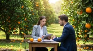 Orange tree background check image 4