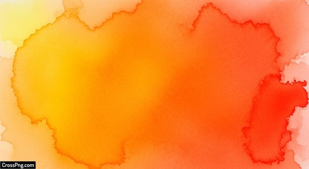 Orange watercolor background image
