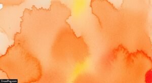 Orange watercolor background image 3