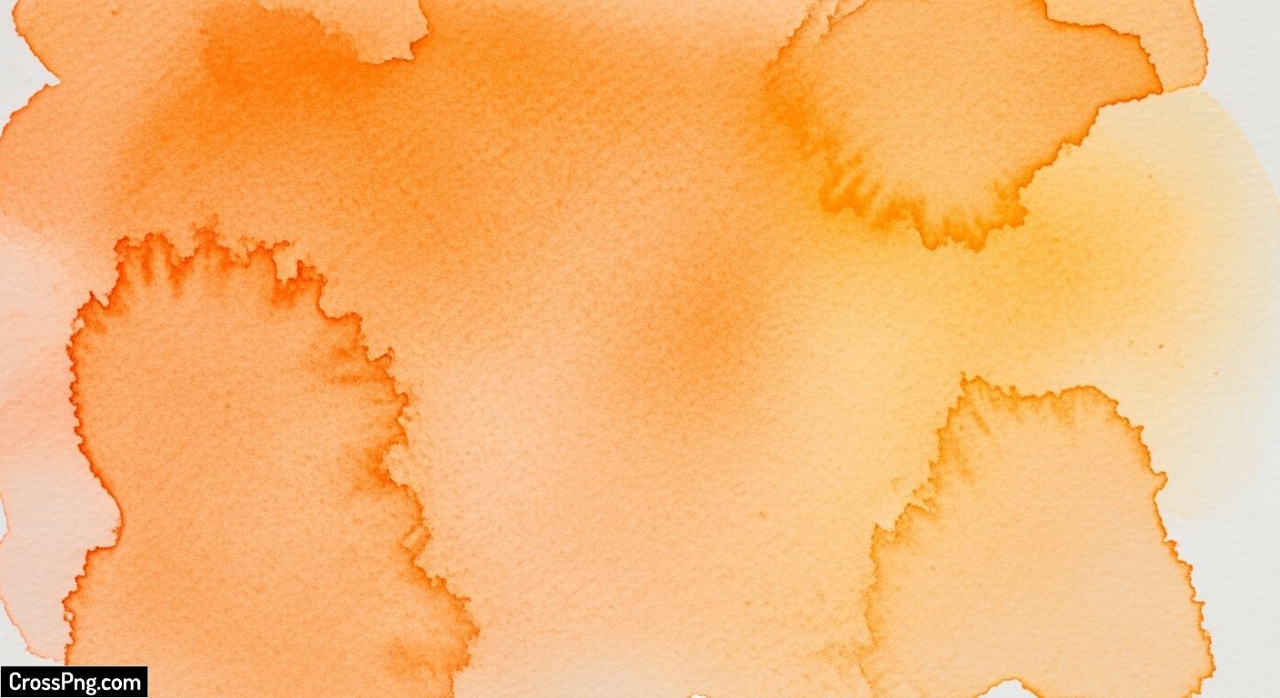 Orange watercolor background image