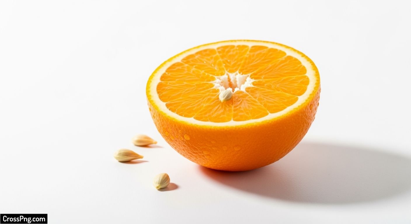 Orange white background image 3