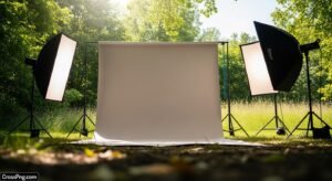 Outdoor natural studio background hd image
