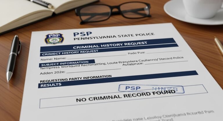 Pa state police criminal background image
