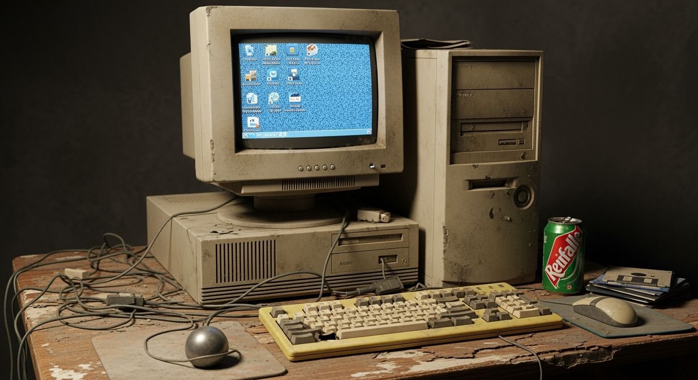 Pain old pc background image