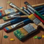 Paint brush background image 2