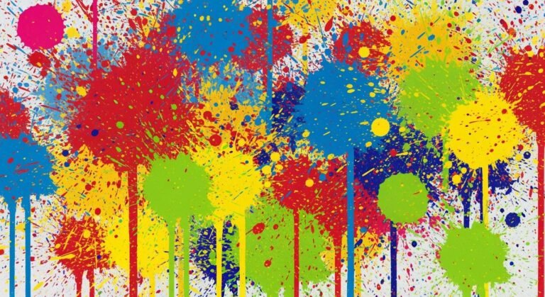 Paint splatter background image 2