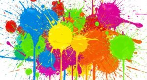 Paint splatter background image