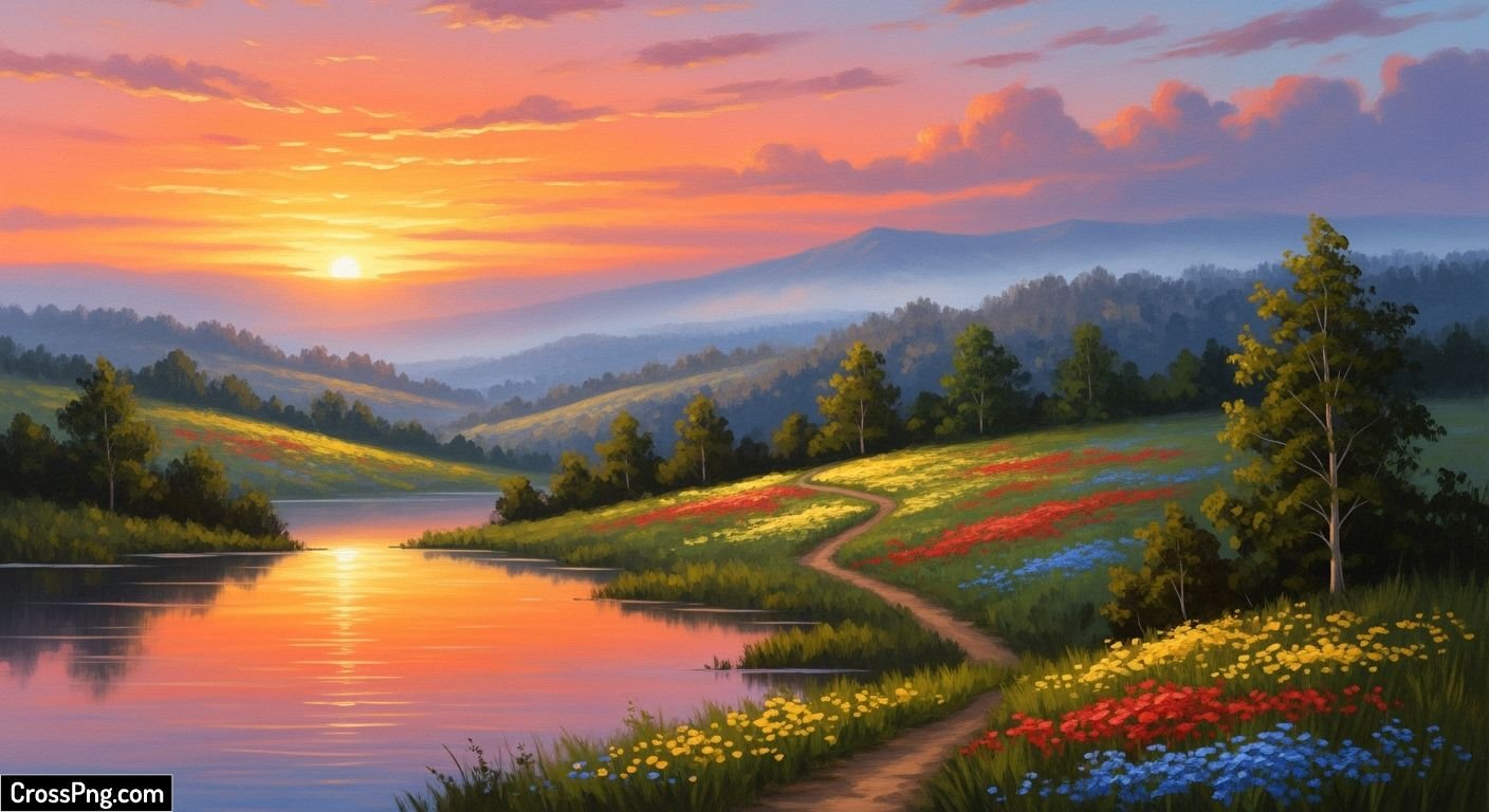 Painting background hd image
