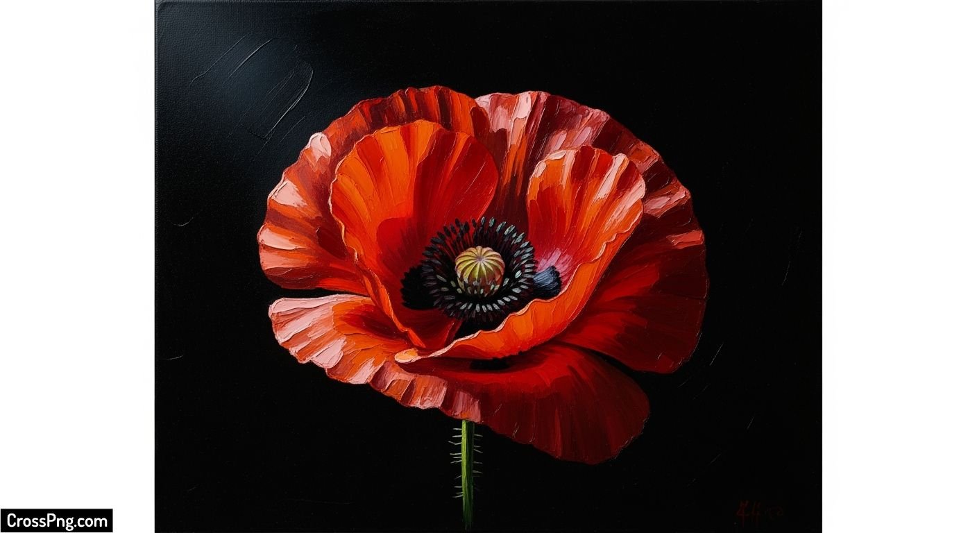 Painting with black background image 3