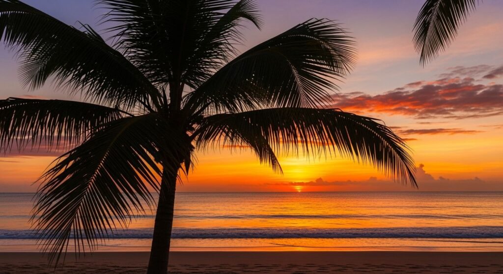 Palm tree background image 4