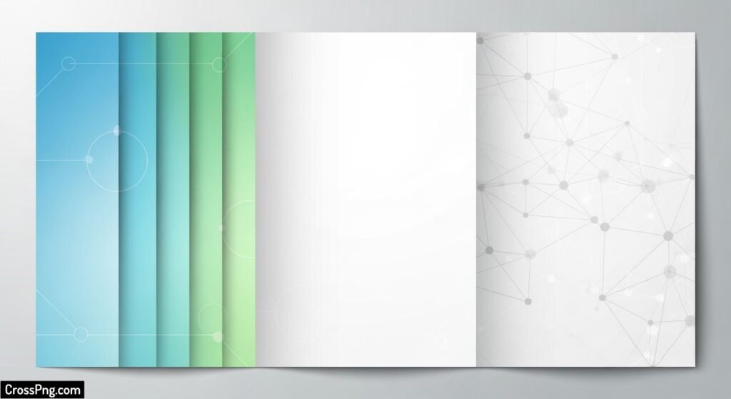 Pamphlet design background image