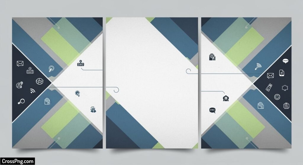 Pamphlet design background image 2