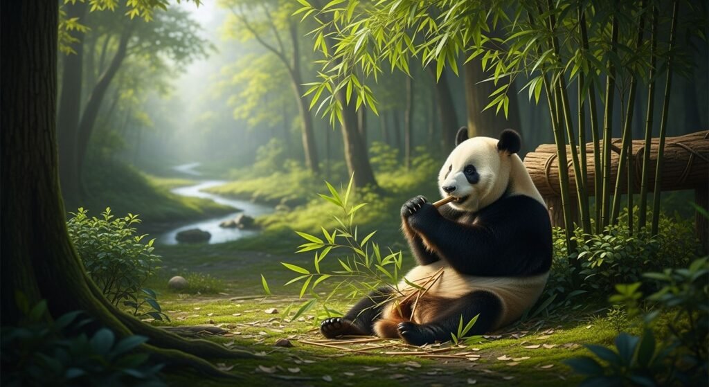 Panda background image