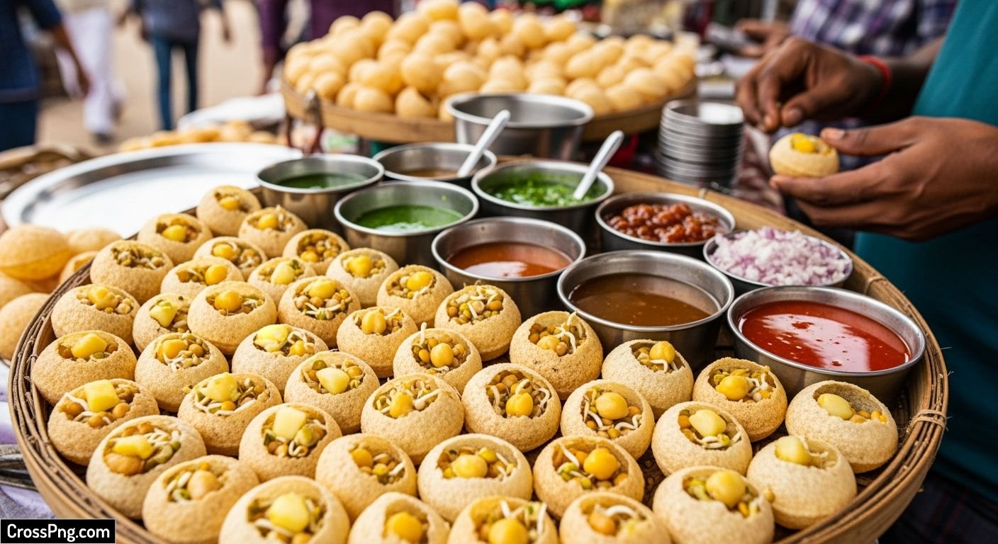 Pani puri background image 3