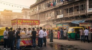 Pani puri background image