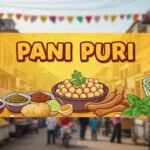 Pani puri banner background image