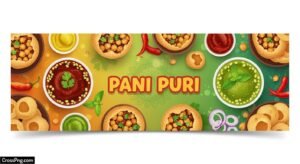 Pani puri banner background image 2