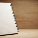 Paper notebook background image