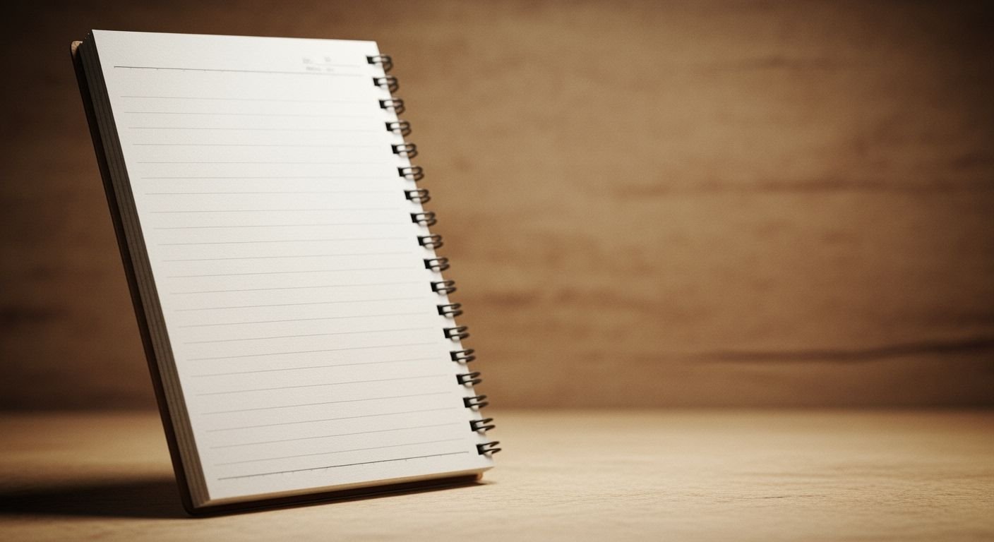 Paper notebook background image