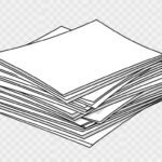 Papers short stack clipart transparent image