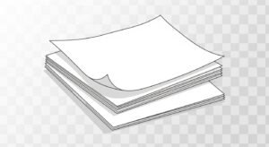 Papers short stack clipart transparent image 3