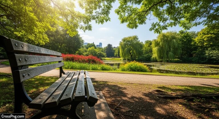 Park bench background image 2