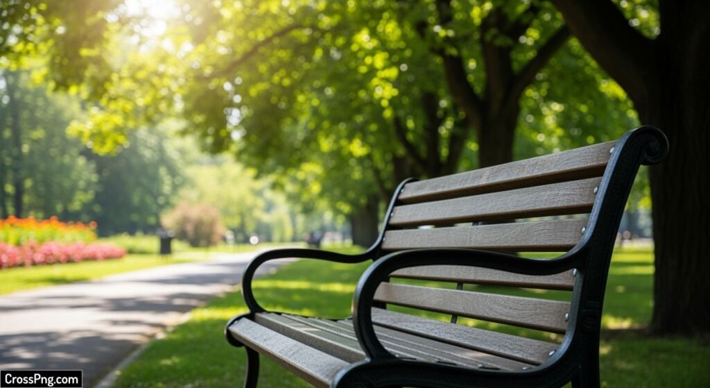 Park bench background image 3