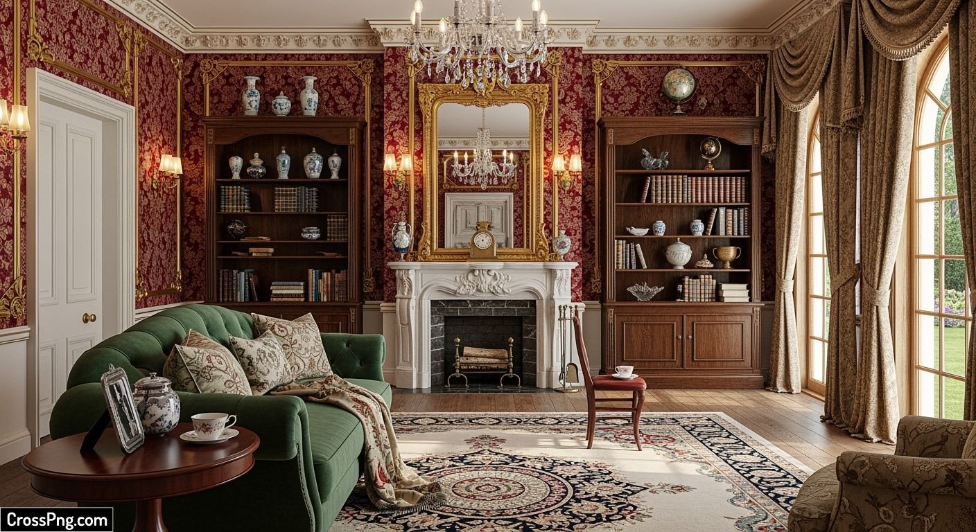 Parlour background design image 2