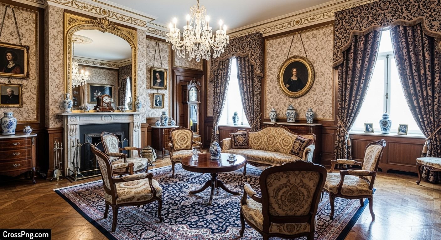Parlour background design image 3