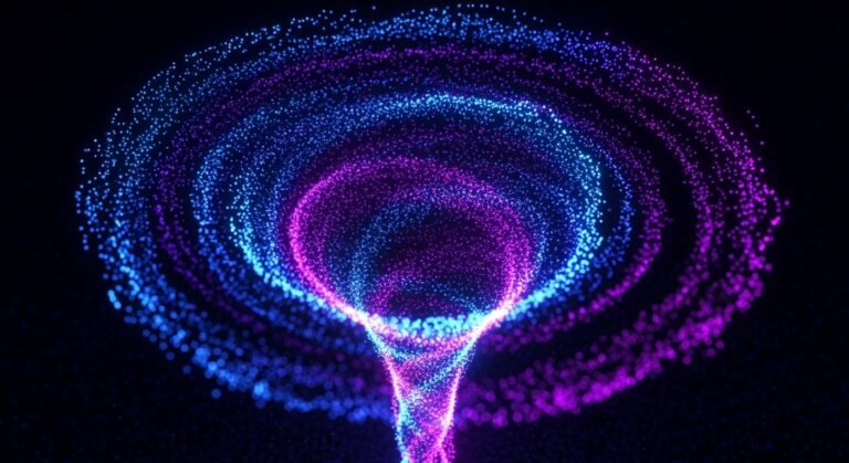 Particle vortex background image 2