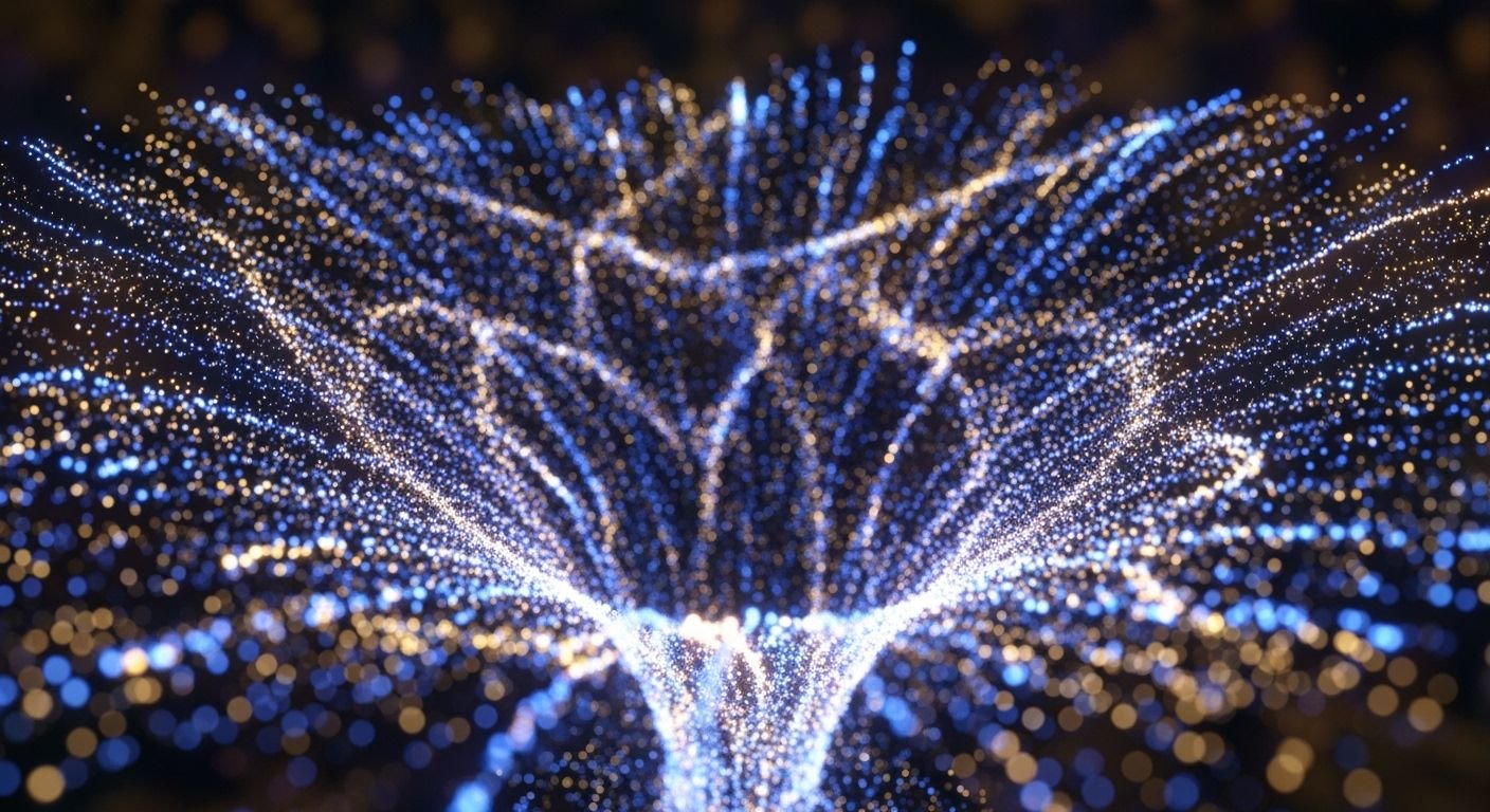 Particle vortex background image