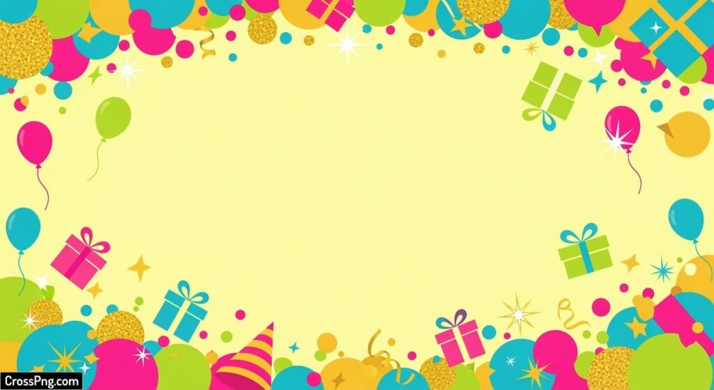 Party invitation background image