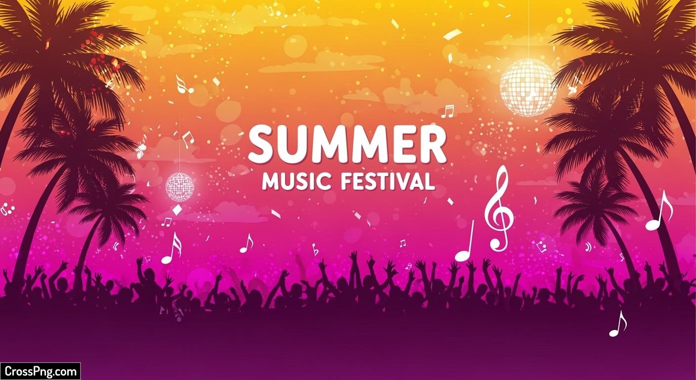 Party poster background image