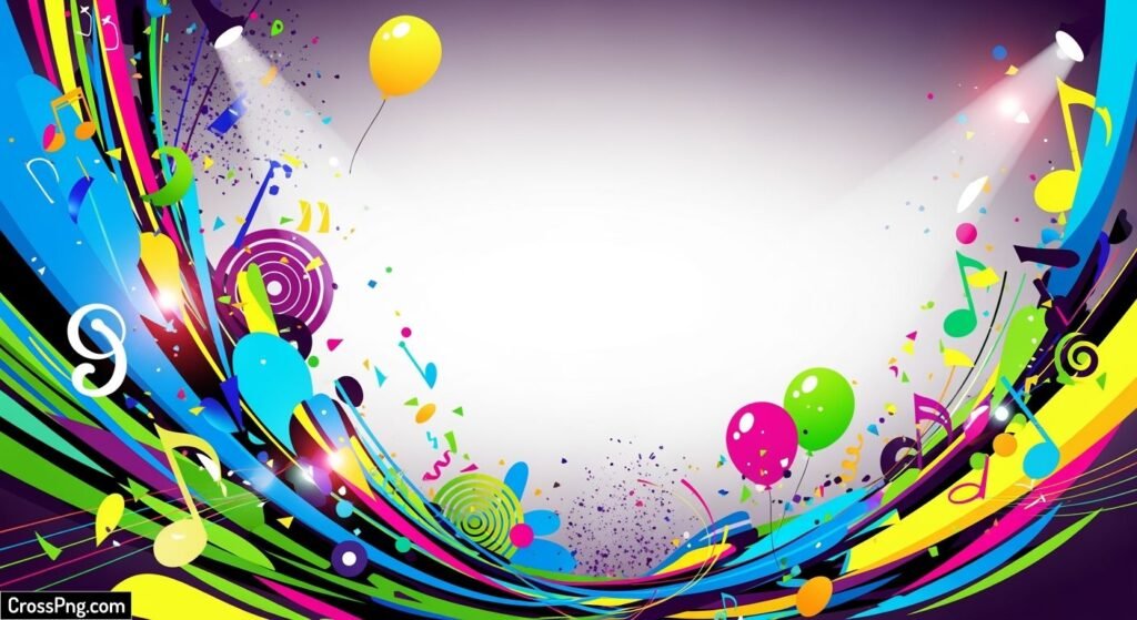 Party poster background image