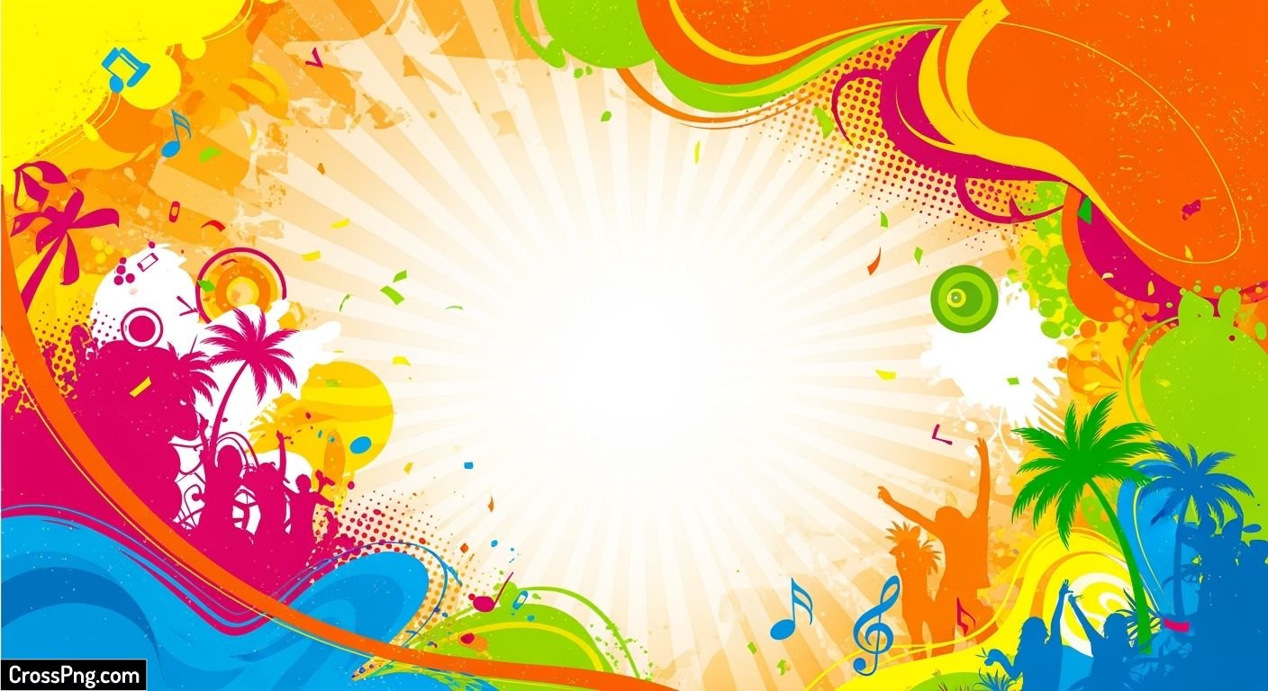 Party poster background image 3